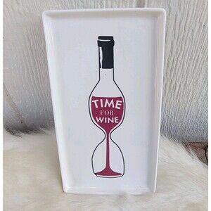 Creative Co-op rectangle cheese and crackers serving dish charcuterie tray